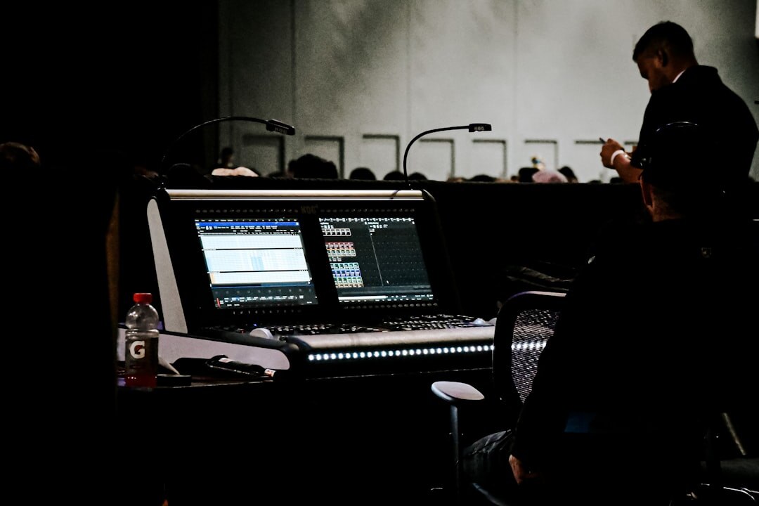 Live show production in a large television studio