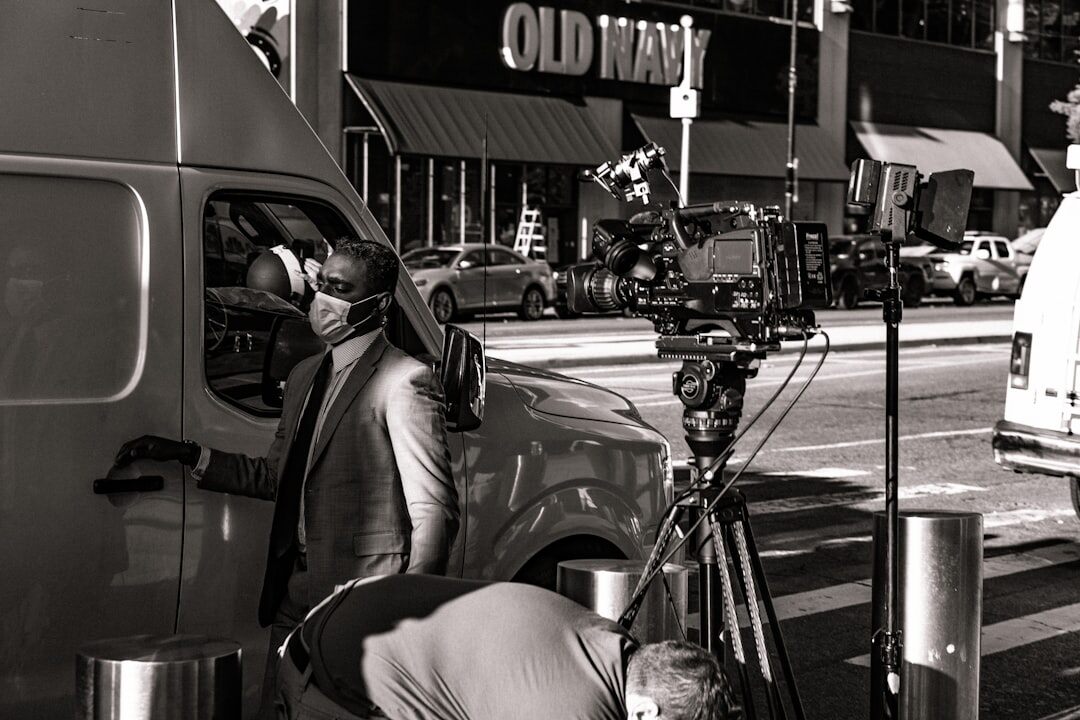 Behind the scenes of a live television broadcast