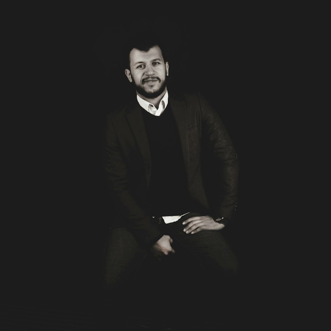 Professional male studio director in his 40s